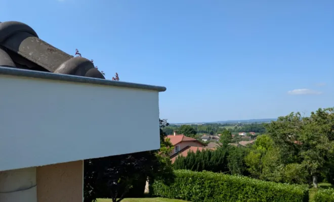 Peinture de bandeau béton